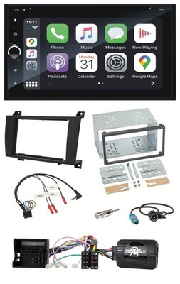 Blaupunkt DAB Lenkrad TMC Bluetooth USB 2DIN Navigation für Mercedes SLK R171 20