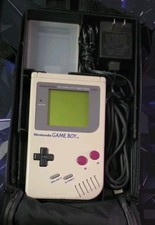Nintendo Game Boy Original DMG-01 Console  AC Adapter  Case  Manuals  Tested