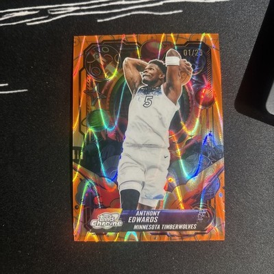 2025-26 Topps Chrome Cosmic- Anthony Edwards Propulsion Orange 1/25 PRP-15 #1 OP