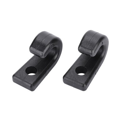 1 Pair Plastic J Shape Screws Lashing Hook J Hooks For Kayaks Canoes Rowing Boat