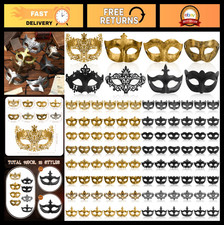 96 Pcs Masquerade Masks Bulk for Mardi Gras, Vintage Carnival Venetian Ball Part