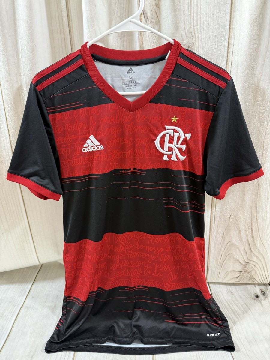 Adidas Mens M Flamengo 2019/2020 Home Jersey Shirt Soccer Football