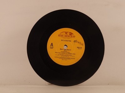 BEATS INTERNATIONAL WON'T TALK ABOUT IT (plain sleeve) (2) (137) 7'' GO-BEAT