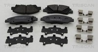 Triscan Bremsbelagsatz, Scheibenbremse 8110 43053 FüR Hyundai