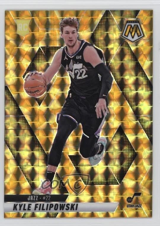 2024-25 Panini Mosaic Rookies Reactive Yellow Prizm Kyle Filipowski #231 0z9a