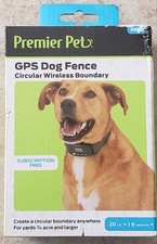 Premier Pet GPS Dog Fence Circular Wireless Boundary Collar Pet Boundary 0246