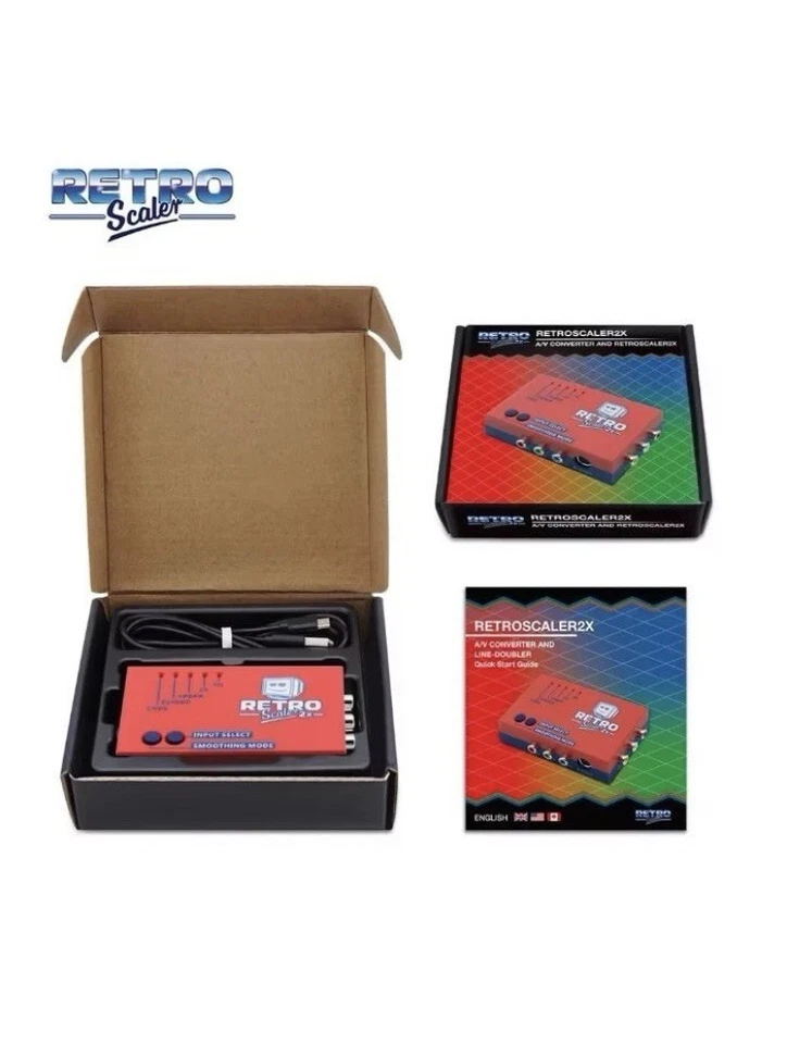 RetroScaler2x AV to HDMI Up-Scaler Converter Line-Doubler Retro Consoles Tink - Image 2 of 4