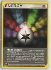 Multi Energy 93/100 Rare Sandstorm Pokemon Lightly Played
