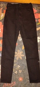 Citizens of Humanity Chrissy High Rise Straight Jeans Black Women's Size 28