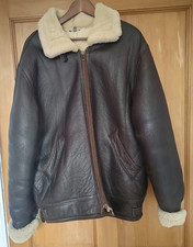 Vintage B3 Sheepskin Flying Jacket UK Large