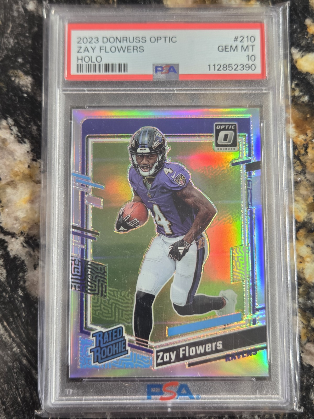 2023 Panini PANINI DONRUSS OPTIC #210 Zay Flowers front