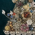 Framed Christmas Tree made with Vintage Costume Jewelry Mary Kearns — photo 4