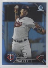 2016 Bowman Twitter Exclusive Blue Refractor 2/15 Adam Walker Brett II 0b2