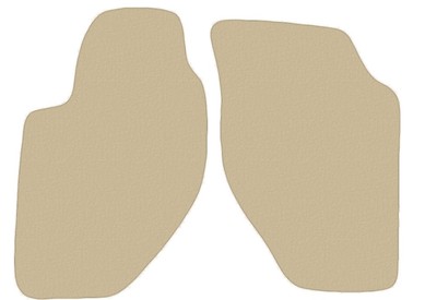 Front Autoteppiche Velour für Lancia Kappa limousine, kombi 1994-2001, Beige x14