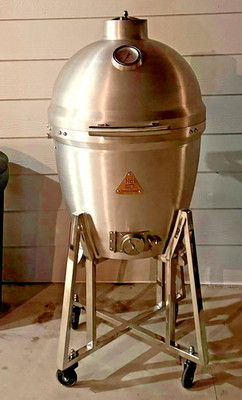 Rolling Cart for Blaze Kamado, Large Big Green Egg, 304 Stainless Steel