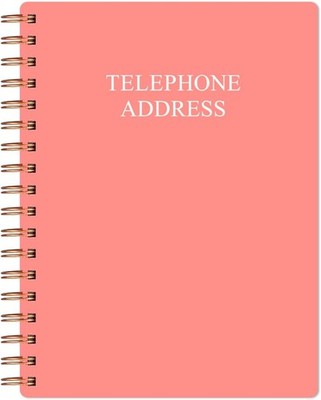 Telephone Address & Birthday Book with Tabs, Address Log Book for Contacts, with