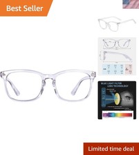 Blue Light Blocking Glasses for Ultimate Eye Protection - Unisex Stylish Design