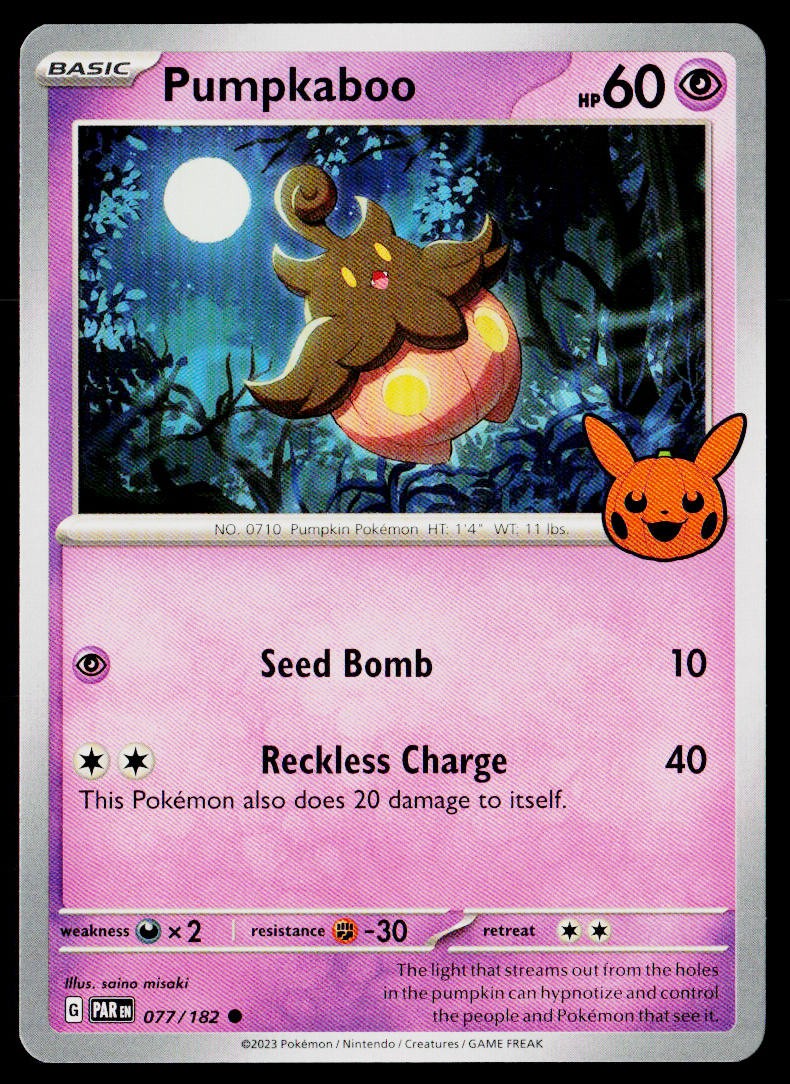 Pumpkaboo Trick or Trade 2024 #077/182 Common