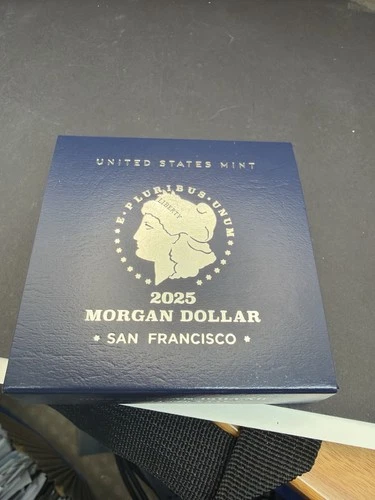 2025-S Morgan Silver Dollar Proof OGP COA San Francisco Low Mintage