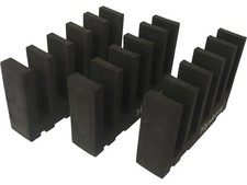 Hyskore Magazine Insert For 6 Pistol Modular Gun Rack, Black, 30323