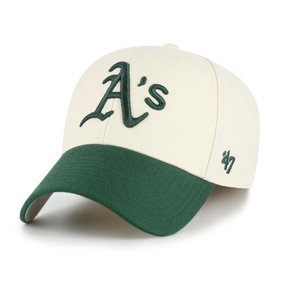 '47 Brand Cap MLB Athletics Two Tone 47 MVP Basecap Kappe A's Logo Stickerei Neu