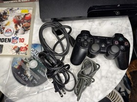 Sony PlayStation 3 Slim 160GB Console - Black (CECH-2501A) Bundle Lot Video Game