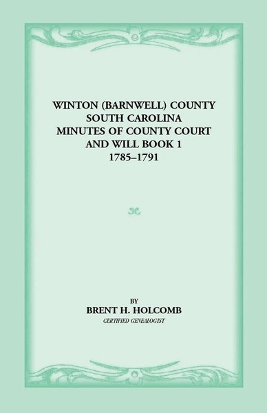 South Carolina (U. A.) | Winton (Barnwell) County, South Carolina Minutes Of...-image