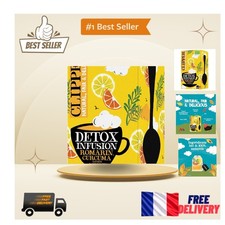 Infusion Bio Détox Agrumes - Romarin & Curcuma - 20 Sachets