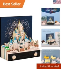 Artistic 3D Memo Pad with Fairy Tale Silhouettes - Perfect for Reminders & Decor
