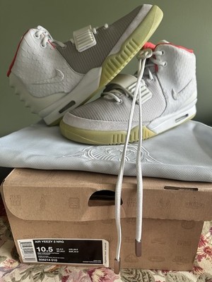 NIKE AIR YEEZY 2 NRG PURE PLATINUM GREY SIZE 10.5 NEW IN BOX DS 508214-010 