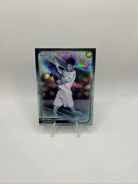 2025 Topps Chrome Tennis Matteo Gigante #162 Frozenfractor -4/0 RC