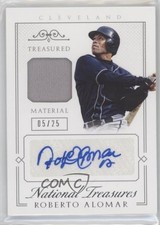 2015 Panini National Treasures 5/25 Roberto Alomar #81 Auto HOF 7xr