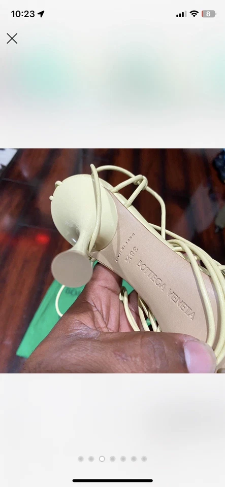 Salto Bottega Veneta tamanho 8,5 - Imagem 3 de 4