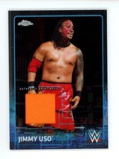 2015 Topps Chrome WWE Swatch Relics Shirt Jimmy Uso