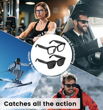 AI Smart Camera Glasses 1080P HD - Bluetooth Video Recording Glasses with Voi...