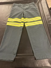 Red Kap Men's Enhanced Visibility Industrial Cargo Pant Blue 36x32