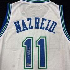 Naz Reid Autographed White "Naz Reid." Pro-Style Jersey Beckett Signed