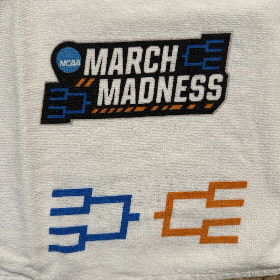 Paquete 2 toallas March Madness NCAA torneo de baloncesto para hombre primera ronda Foto 3 de 4