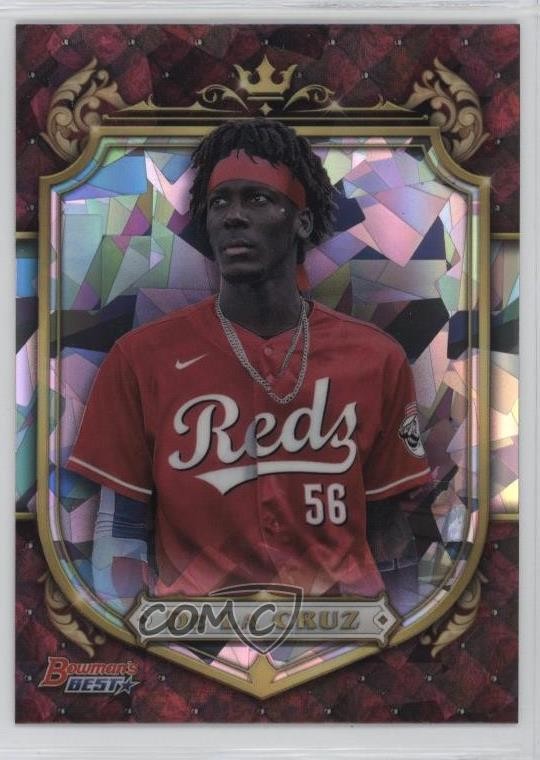2022 Bowman's Best Prospective Royalty Atomic Refractor Elly De La Cruz 11n6