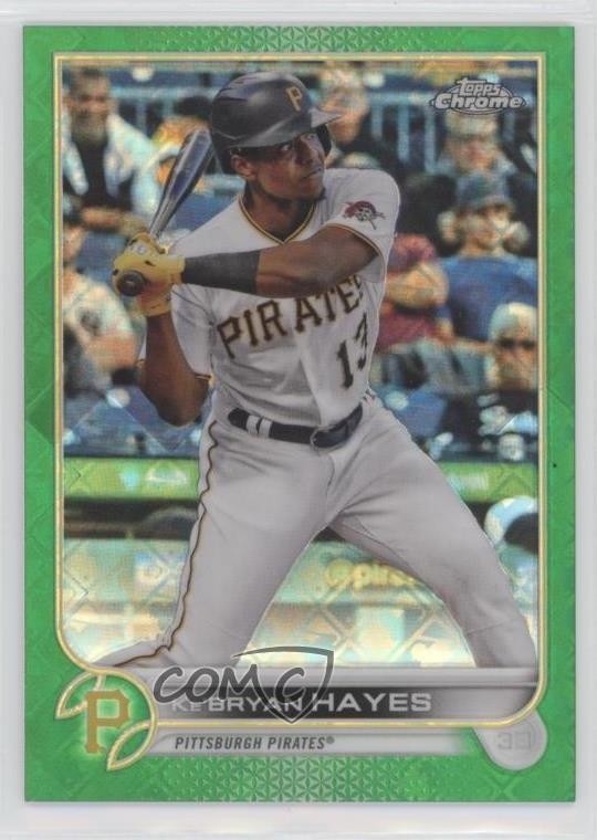 2022 Topps Chrome Logofractor Edition Green Refractor 95/99 Ke'Bryan Hayes rf2
