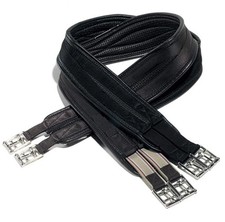 Ovation sellerie Airform Chafeless Cushioned Textured Soft Horse Girth, Black