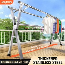 Joybos 78.7 Foldable Stainless Steel Clothes ...