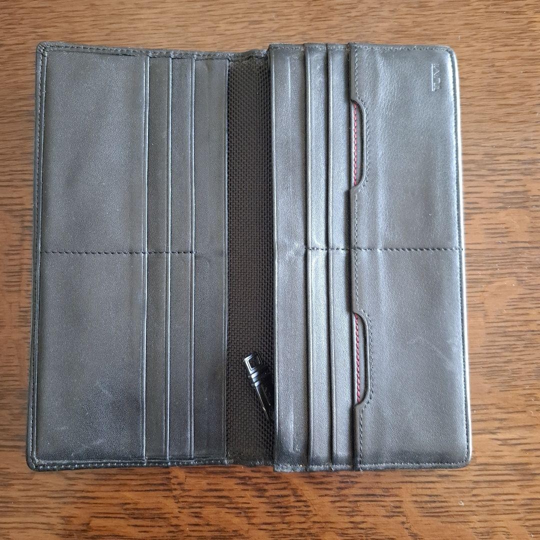 小物 TUMI long wallet Tumi Long Wallet Black Leather | eBay