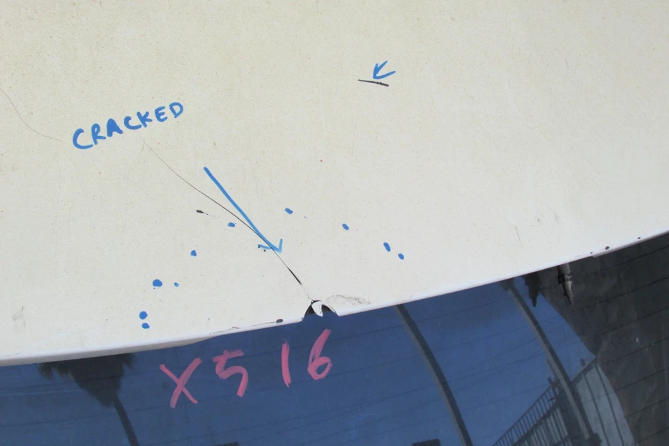 BMW X5 F15 2014-2018 tapa trasera maletero puerta superior trasera blanca OEM Foto 2 de 4