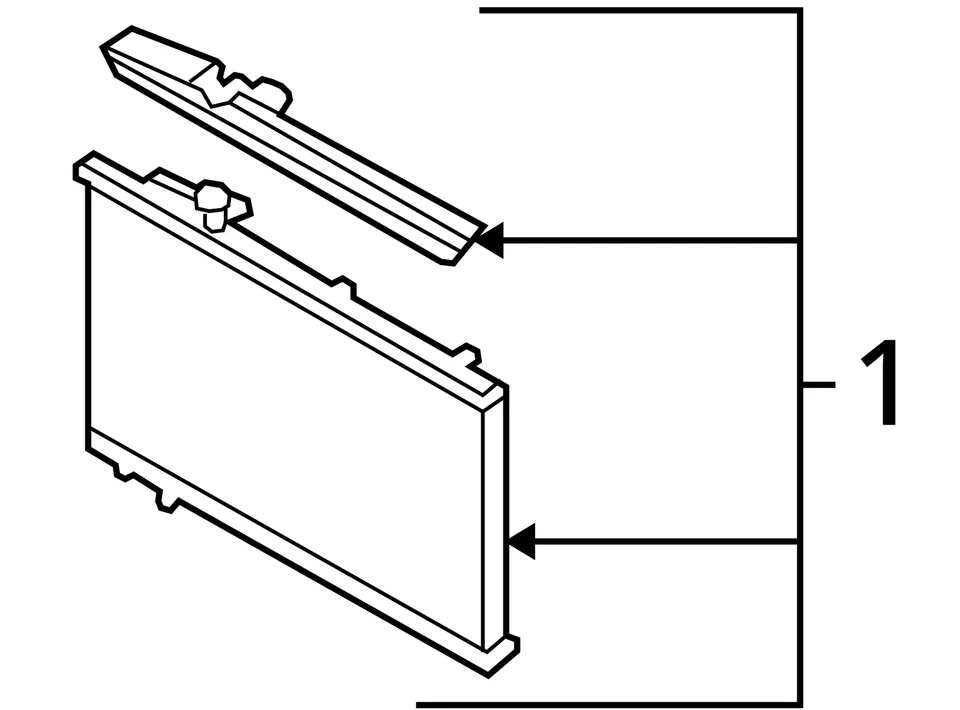 Radiator 6 Cylinder Fits 11-13 SORENTO 847432 Foto 3 de 4
