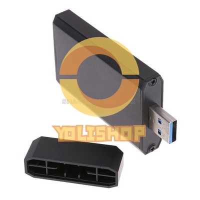 USB 3.0 to mSATA SSD Hard Disk Converter Adapter Enclosure External Case Box NEW