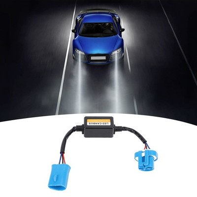 2x 9004 9007 LED Headlight Decoder Anti Flicker DC 9 To 16V Plug And Play Ca SET