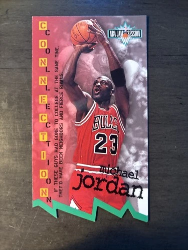 1995-96 Fleer Jam Session Connection Collection Die Cut #D13 Michael Jordan