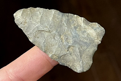 AUTHENTIC ARROWHEAD N.CAROLINA GREENBRIER POINT GENUINE INDIAN ARTIFACT g