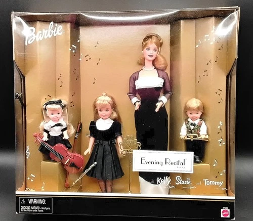 Barbie Evening Recital Gift Set Vintage 2000 Mattel 27954 NIB Kelly Stacie Tommy